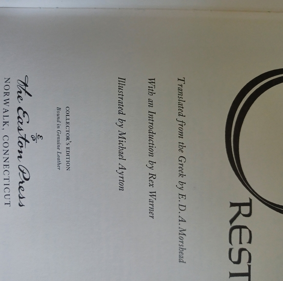 Oresteia Aeschyllus bound in Genuine Leather - Picture 4 of 4